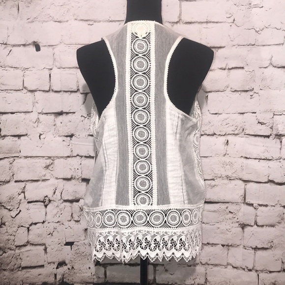 🆕Nicole Miller Artelier Boho Tank, Size S - Picture 3 of 4